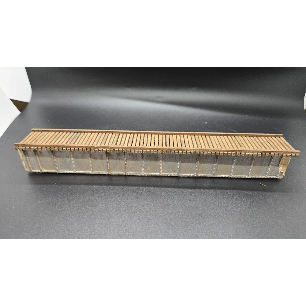 Campbell‎ Scale Models HO Scale Deck Plate Girder Bridge WOODEN Kit #765-650
